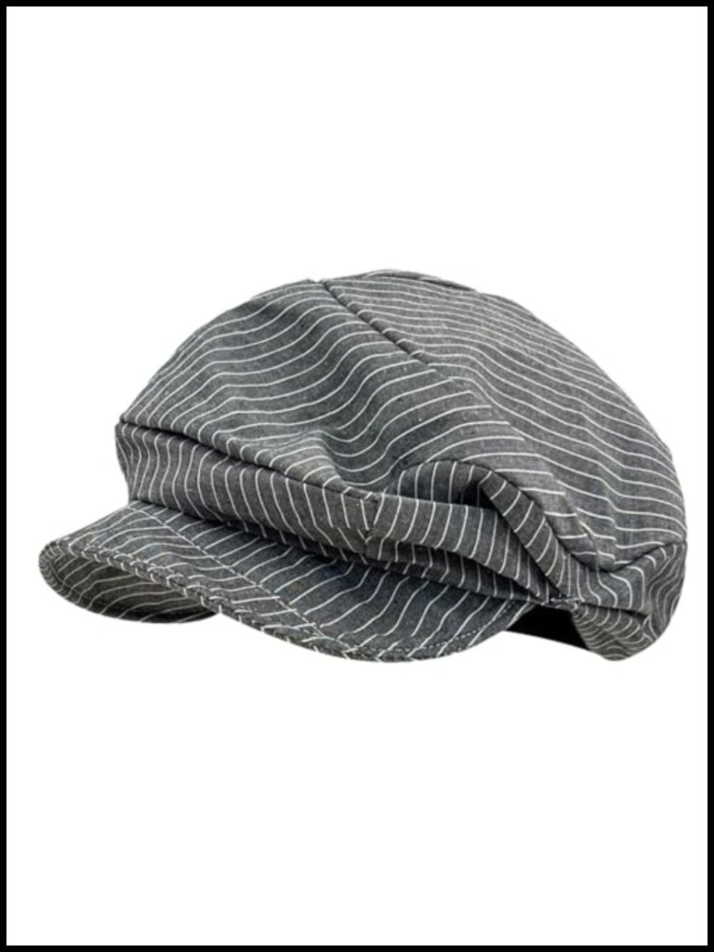 Pleated Slouchy Newsboy Hat Cotton Lightweight Cabbie Cap Retro Beret